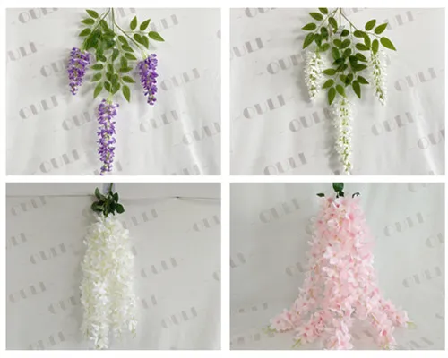 Wisteria အတု (စျေးပေါ။ အမြောက်အများ & မင်္ဂလာဆောင်ဒီဇိုင်းရွေးချယ်မှု) ကိုမည်သည့်နေရာတွင် 0 ယ်ရမည်နည်း။
