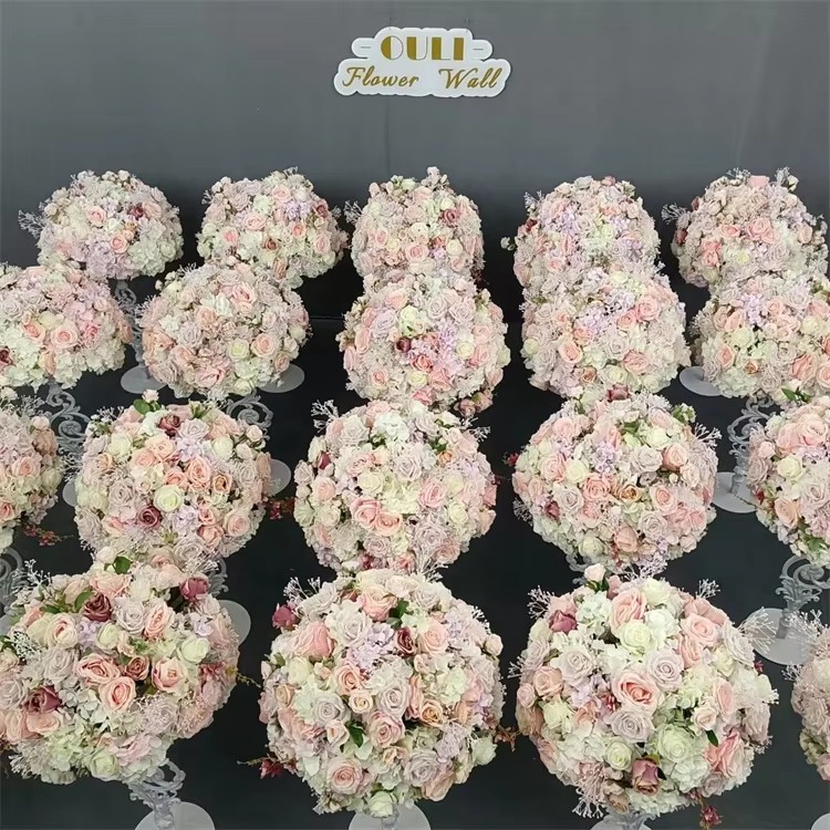 Peony Peony Floy Ball Centerpieces အတွက်ရိုးရှင်းသောစာရွက်