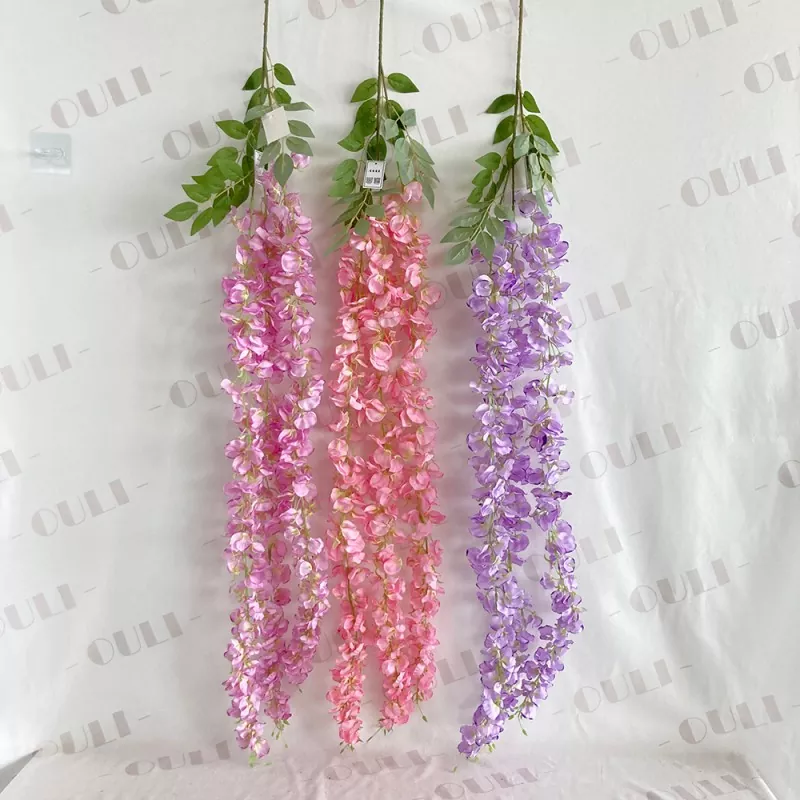 3 ချိတ် fork fork wisteria ပန်းပွင့်