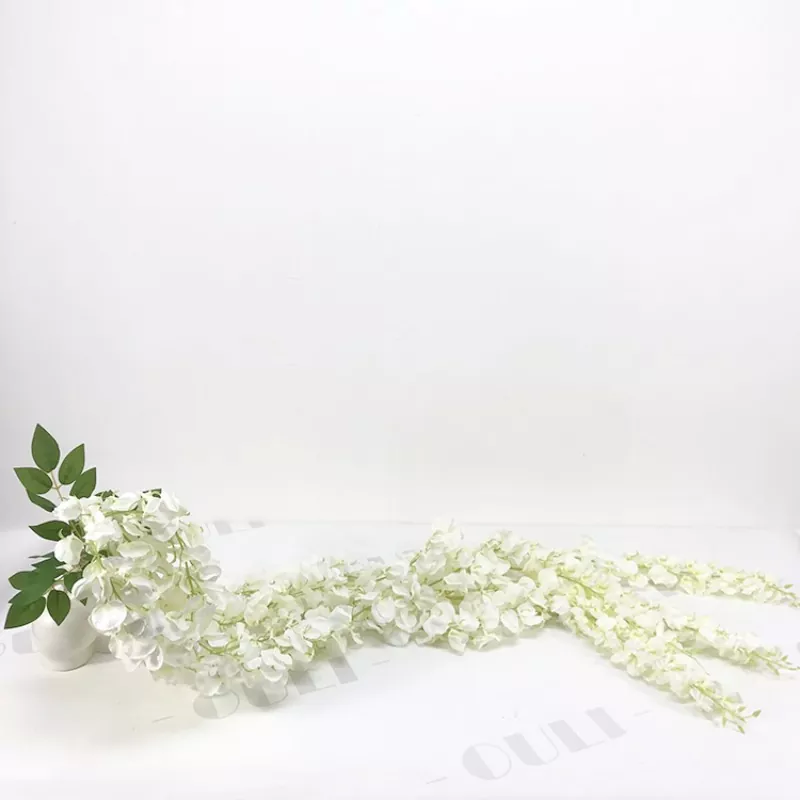 White အတု Wisteria ပန်းများ